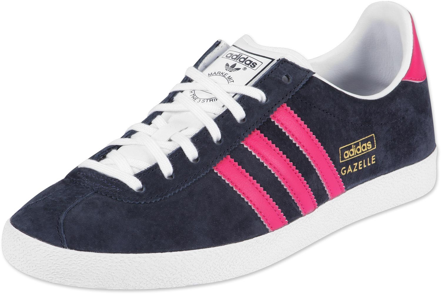 adidas gazelle femme bleu marine et rose